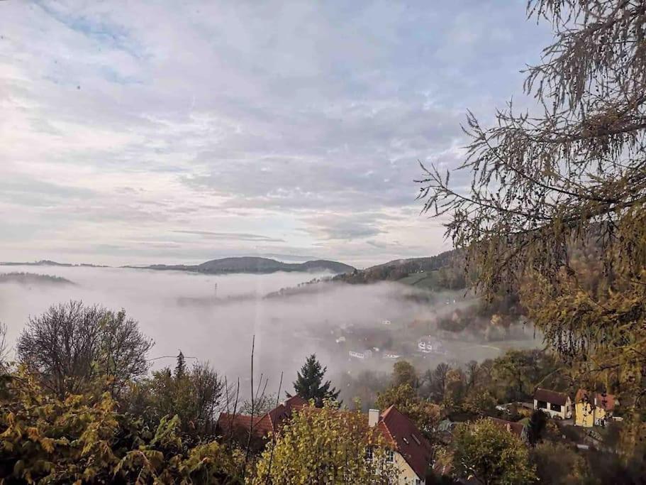 Charmantes Landhaus Mit Garten Und Traumhaftem Fernblick Thal  Buitenkant foto